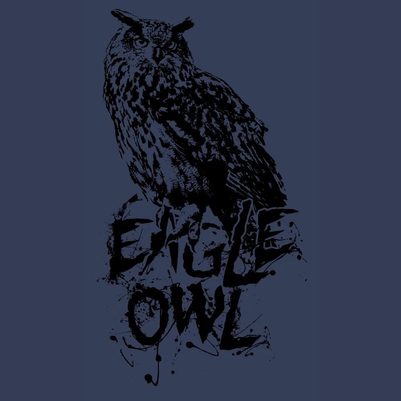 Eagle Owl Uhu Eule Bubo Bubo