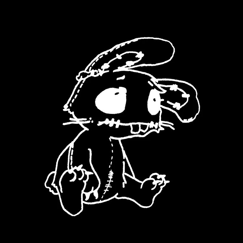 Sad Rabbit - funny emo bunny