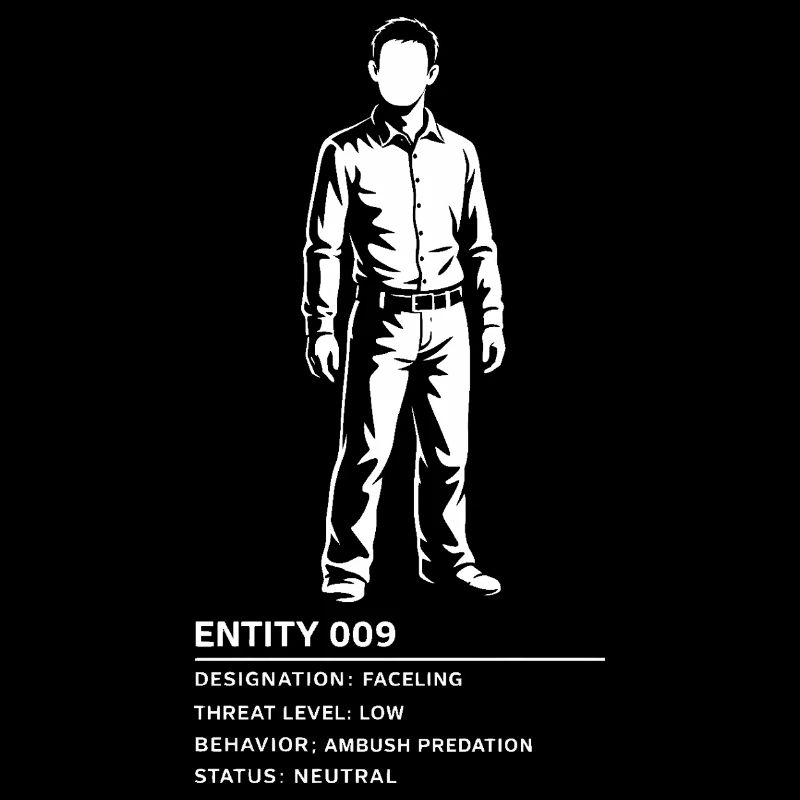 Backrooms Entity 9 white