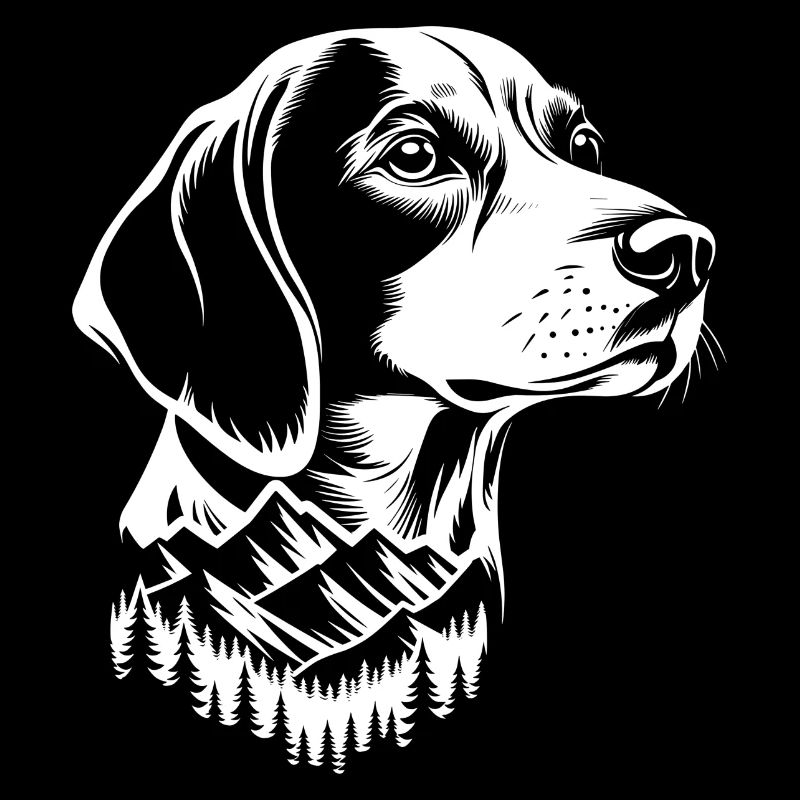 Berg-Beagle-Hund