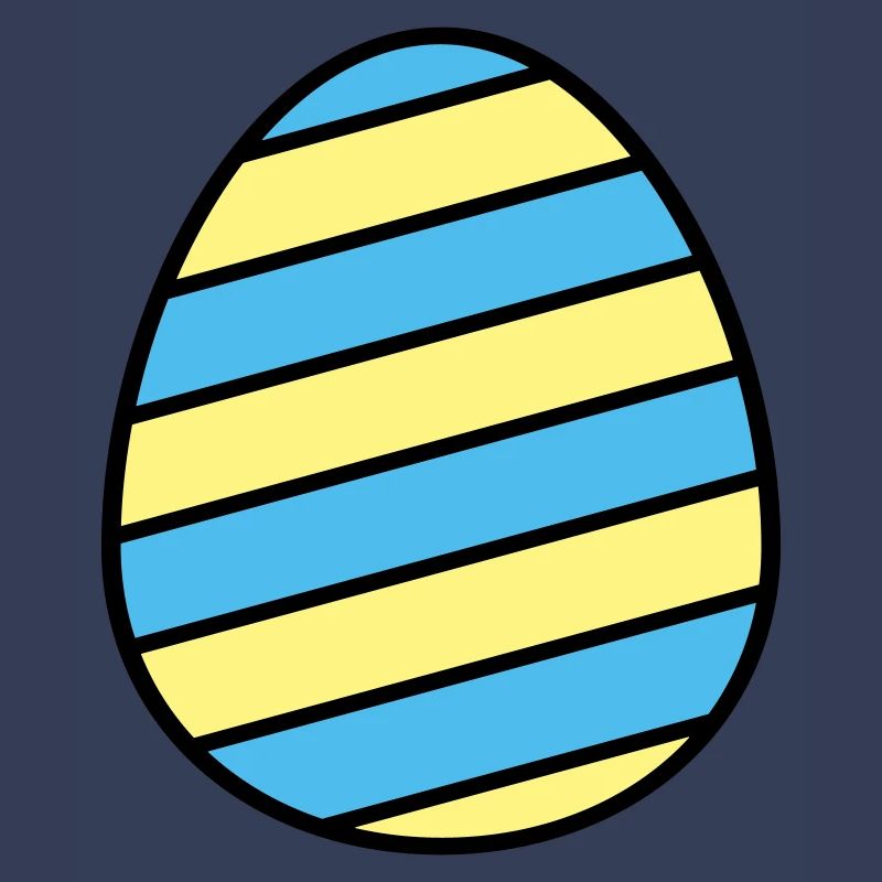 Oeuf de Pâques coloré