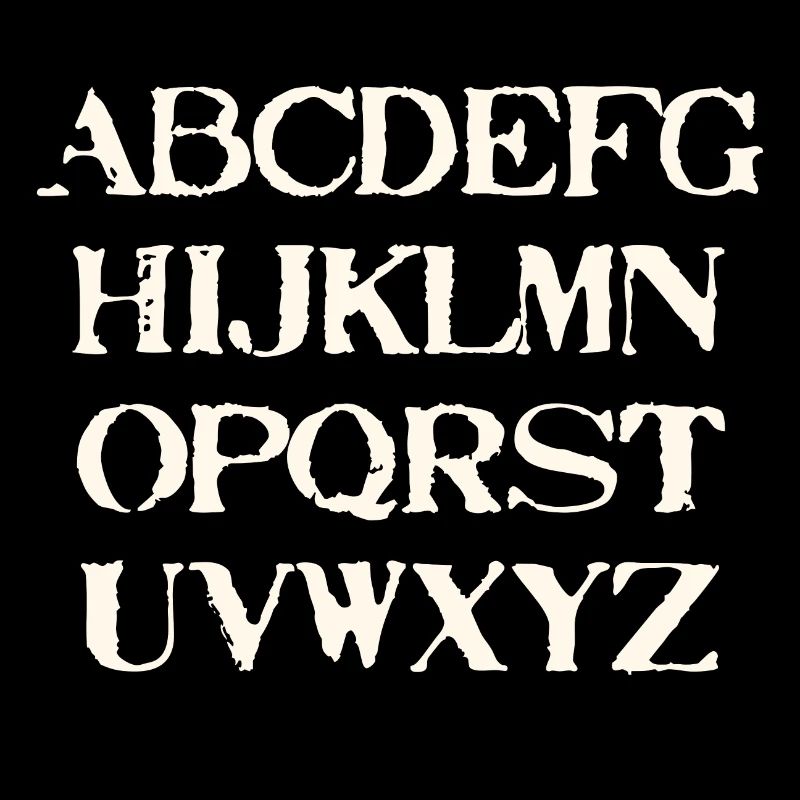 ABC Geschenkidee Alphabet