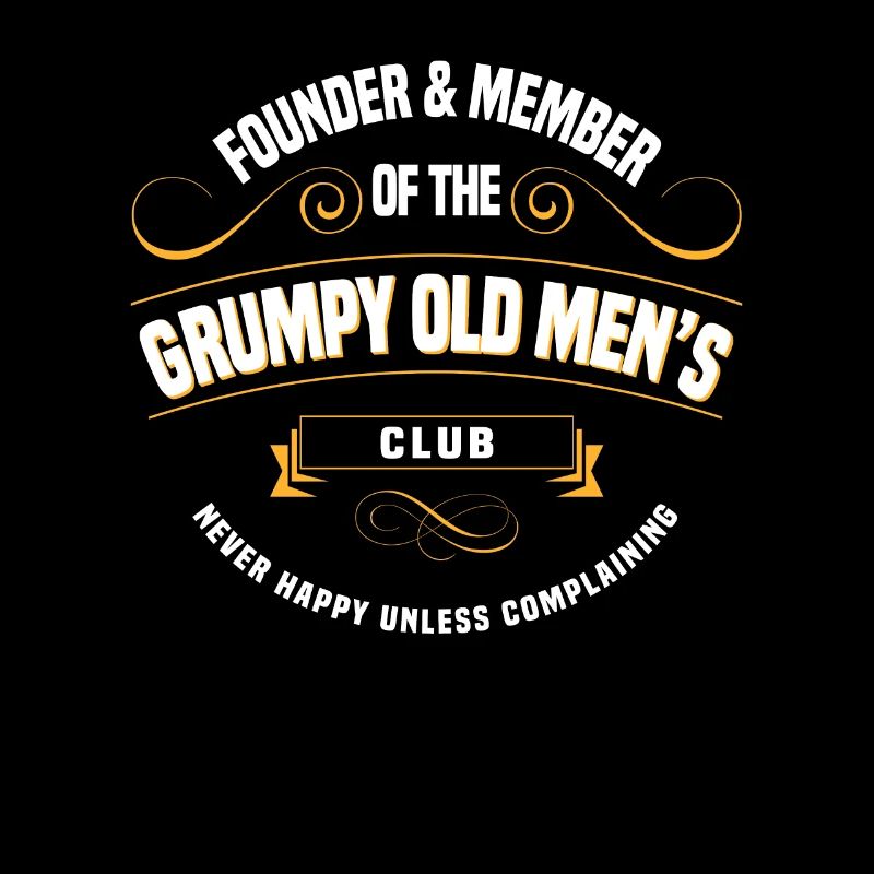 Grumpy old man