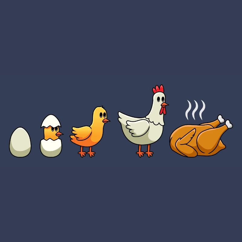 Poulets Evolution Poulet Poulet Gardien de poulet Poulets