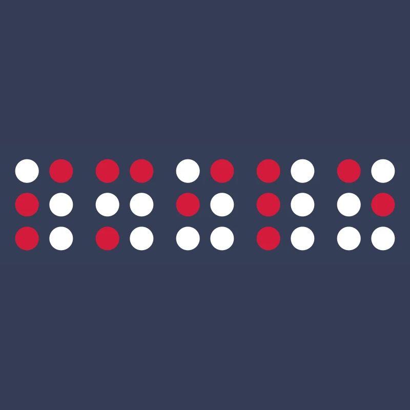 Smile in braille code, Braille script for the blind