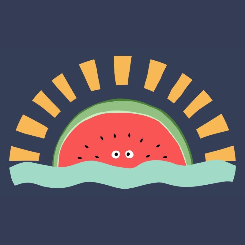 Lever de soleil à la pastèque