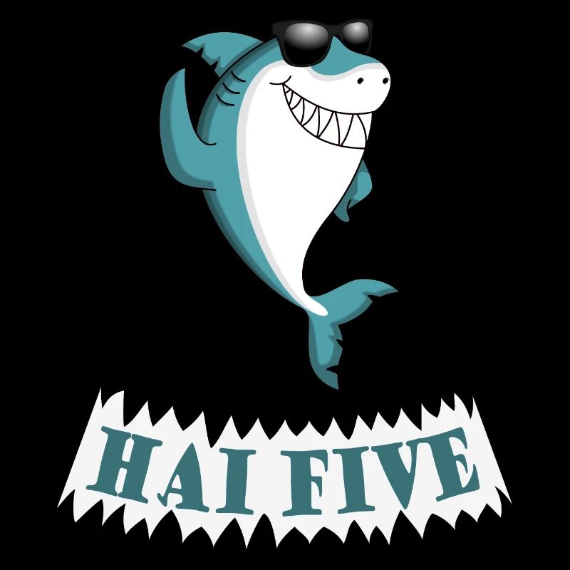 Haifisch High Five oder in dem Fall: HAI FIVE!