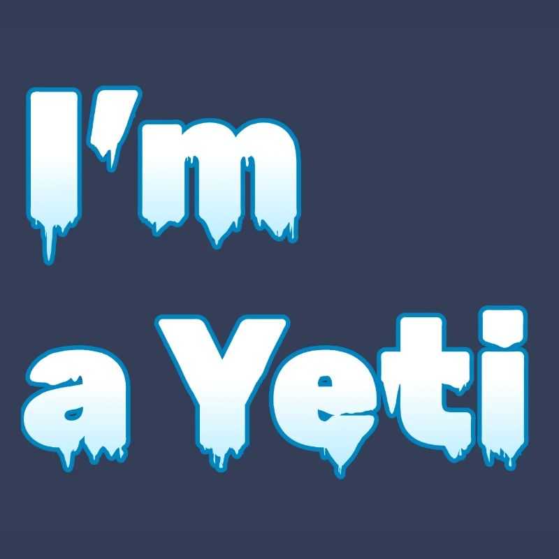 "Ich bin ein Yeti" | Eis-Design