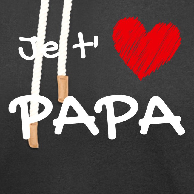 t-shirt fete des pères je t'aime papa