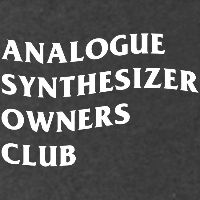 Analogue Synthesizer Owners Club (black)