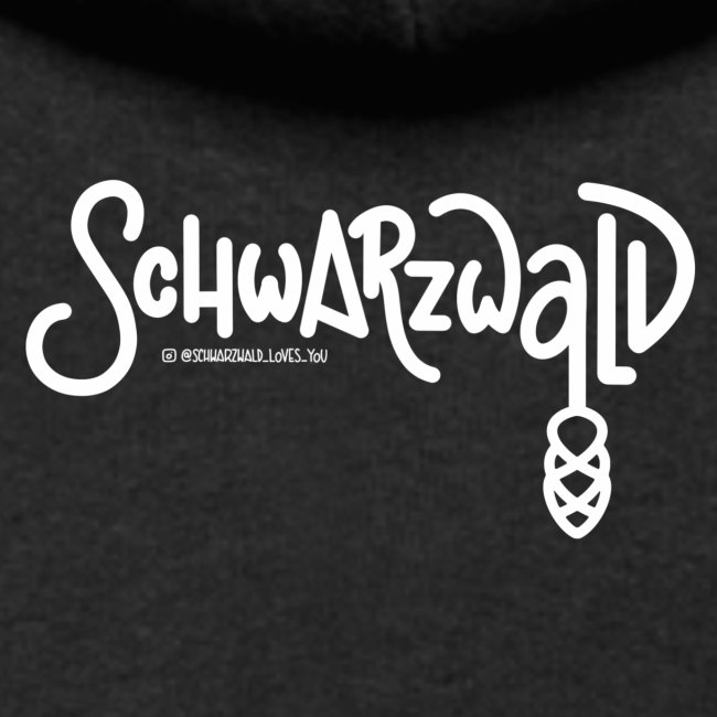 Schwarzwald Schriftzug weiß