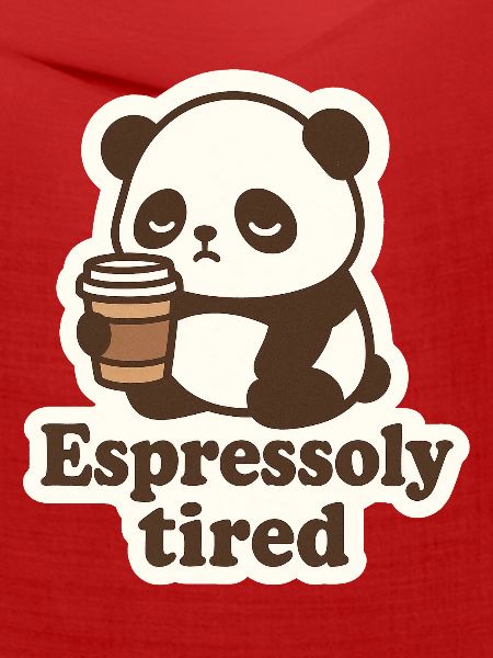 Espressoly Tired Panda