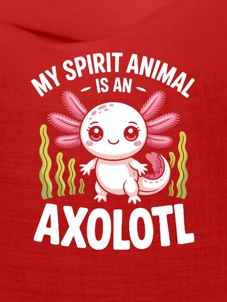 Axolotl Geisttier-Tee