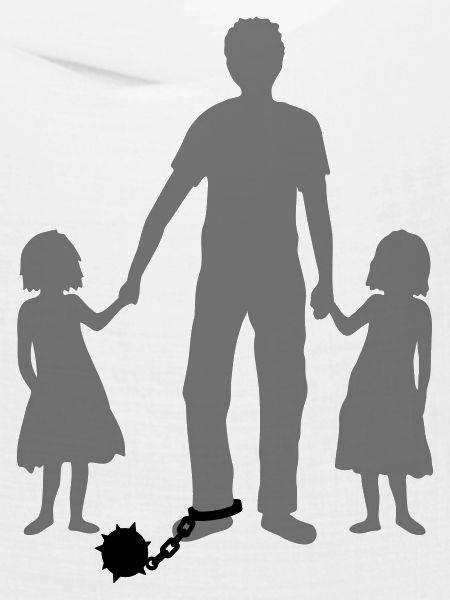 Töchter Gefangener Vater
