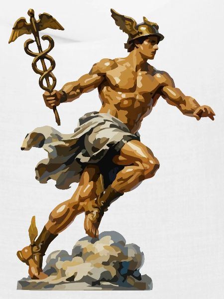 Hermes Krieger Mythos Print