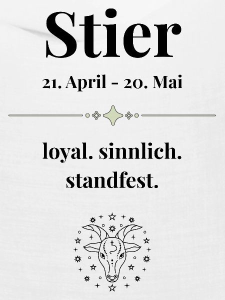 Stier Sternzeichen Eigenschaften
