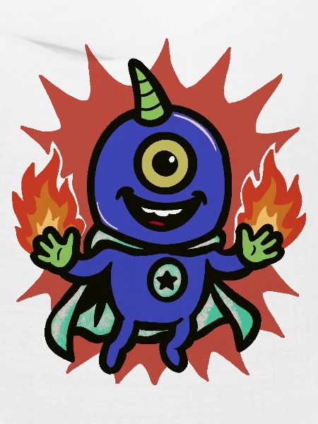 Feuerheld Einäugiger Alien