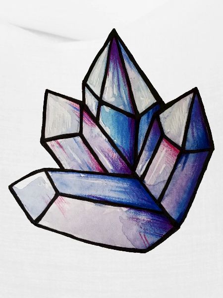 Prismatisches Kristallcluster