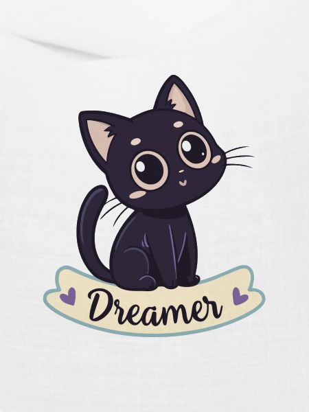 Traumhafte Schwarze Katzen-Kawaii