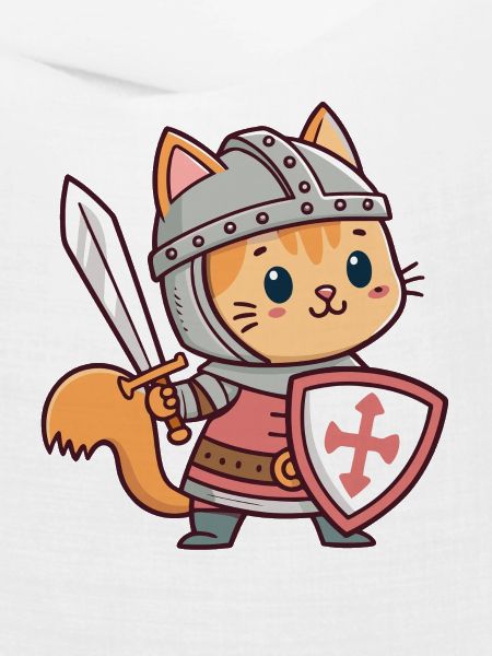 Heroischer Ritterkatze