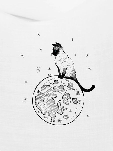 Lunar Siamese Katze