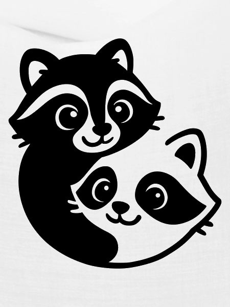 Ying Yang Dachs Pärchen