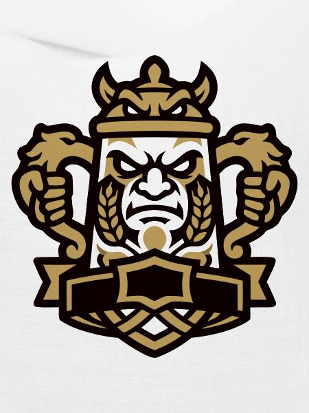 Bierkrug Maskottchen Wappen