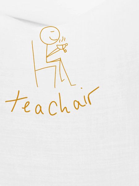 Lehrer mit Kaffeepause