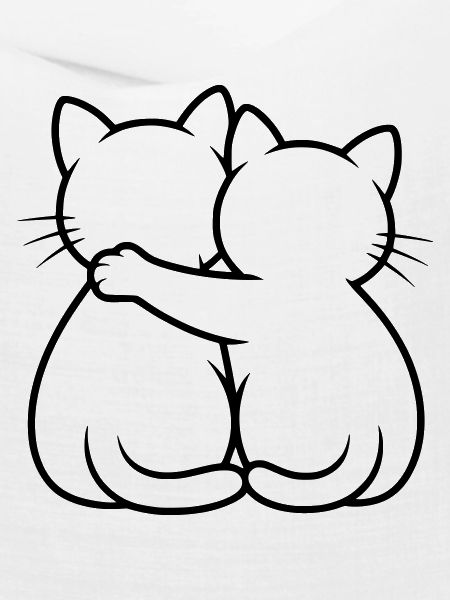 Katzen Umarmung
