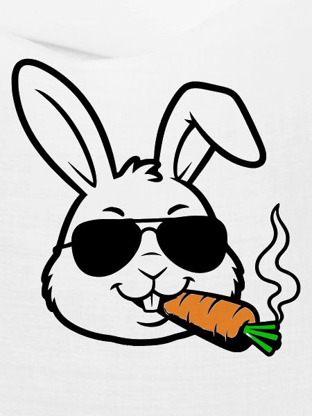 Hase Brille Karotte Comic