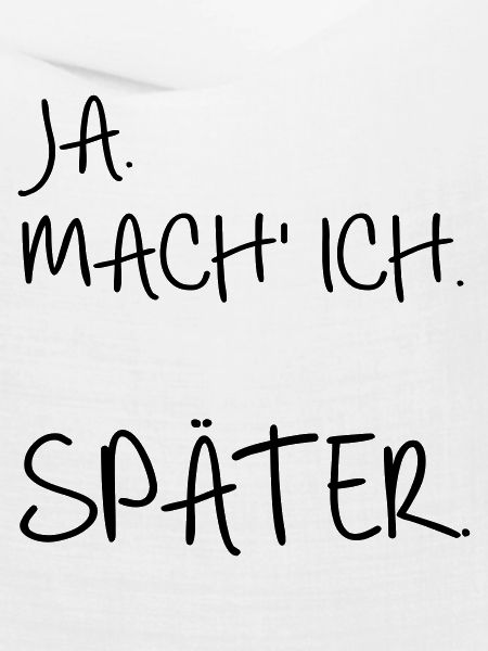 Prokrastination SPÄTER