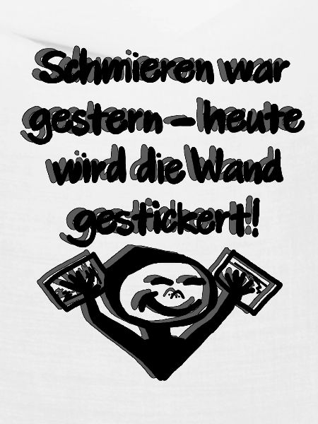Heute wird gestickert