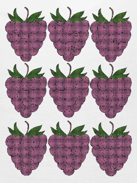 himbeer Muster Textile