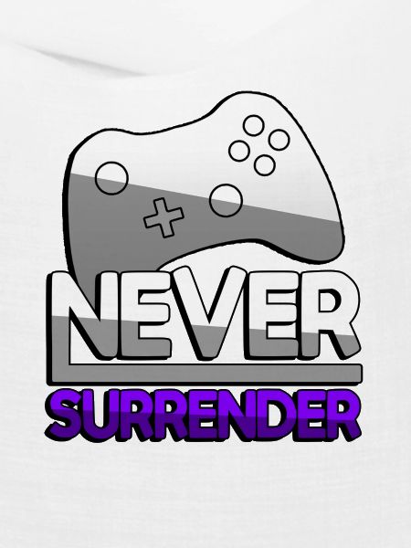 NEVER SURRENDER (Lila) + Controller - Gaming