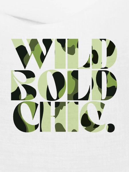 Wild Bold Chic Camouflage Chic