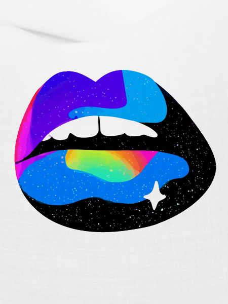 Kosmische Regenbogenlippen