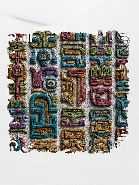 Farbenzauber Glyphen Relief