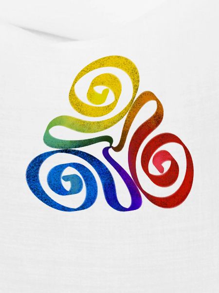Regenbogen Dreieck Spirale