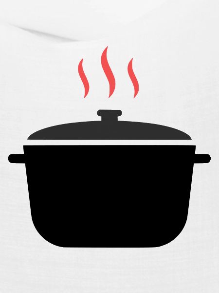 Kochtopf Dampf Kochen