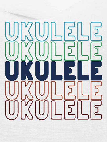 Ukulele typography