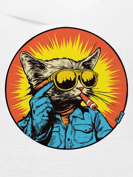 Sunny Cat Retro-Vibe