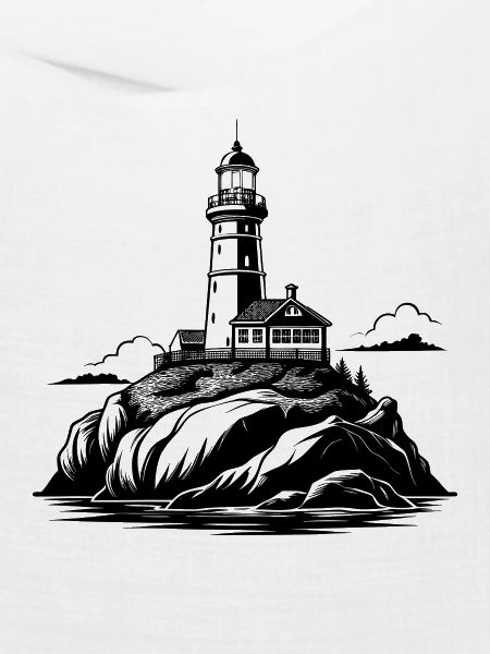 Leuchtturm auf dem Felsen