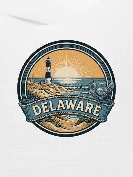 Delaware Cape Henlopen Retro-Reiseabzeichen