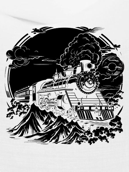 Eisenbahn Zeichnung