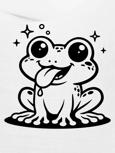 Kröte Comic Frosch