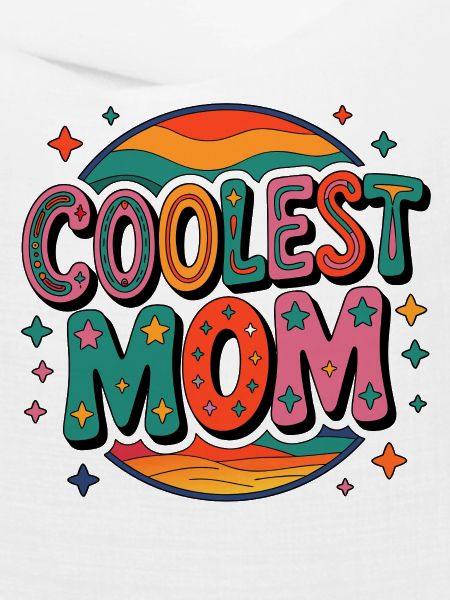 Coolste Mama Retro Regenbogen