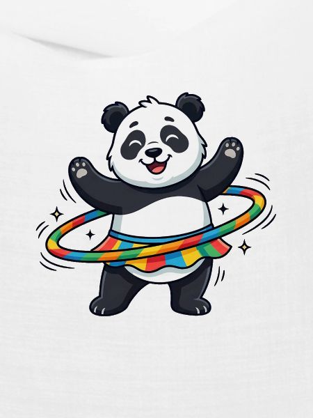 Rainbow Panda Hula-Hoop