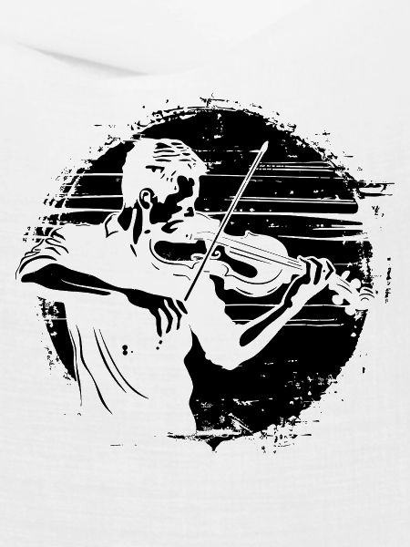 Violinist Zeichnung