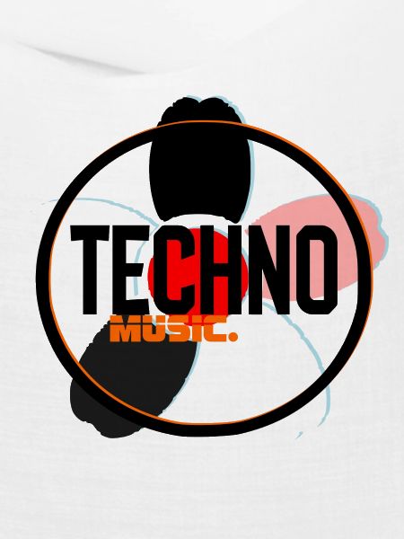 Techno Music Circle Logo