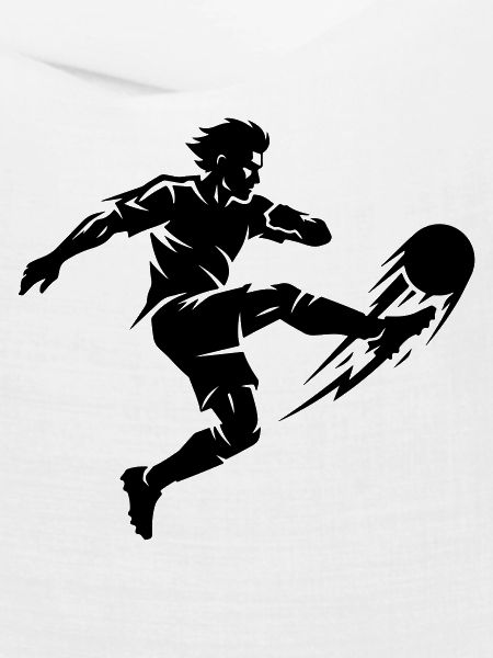 Fussballer Silhouette
